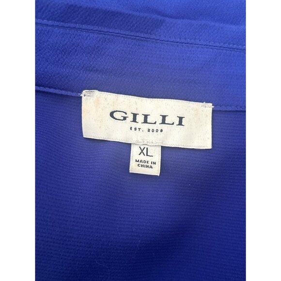 Gilli Cobalt Blue Button Front Dress | Effortless Day-to-Night Style | Modern Cl - Picture 6 of 10